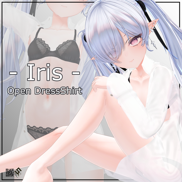 【イリス用】開き彼シャツ - Open Dress Shirt - for Iris