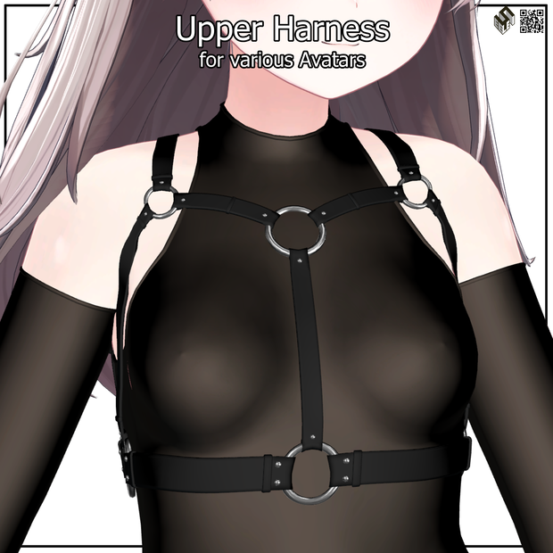 【9モデル対応】ハーネス - Upper Harness For 9 Avatars