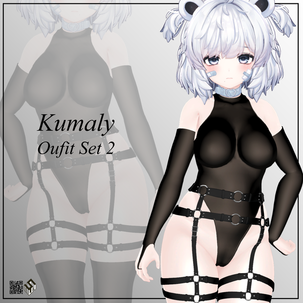 【クマリ用】シンプルレオタード/ 腰下ハーネス/ シンプルリンググローブ/ シンプルトレンカ - Simple Stirrups/Simple Ring Glove/  Lower Harness/ Simple Leotard  for Kumaly