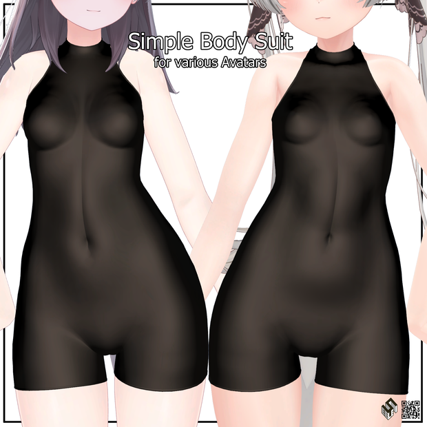 【11モデル対応】シンプルボディスーツ - Simple Body Suit for 11 Avatars