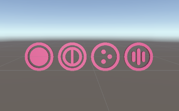どっかで見たピンク丸のロゴの3Dデータ