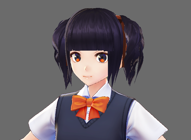 Fluffy pigtails【vroidヘアプリセット】