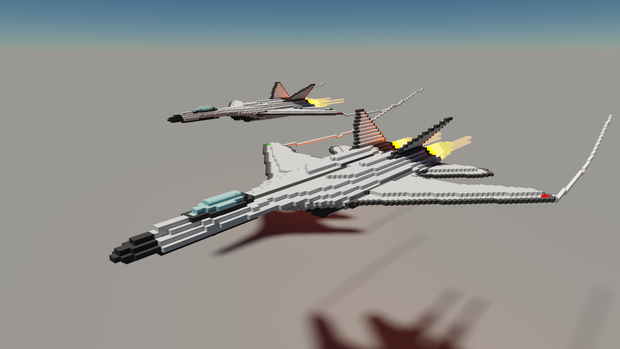 【ボクセルモデル 番外編 】戦闘機
