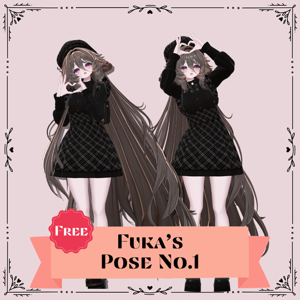 【FREE】Fuka's Pose set No.1