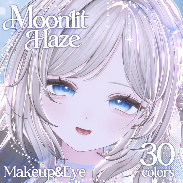 【SALE!】【しなの/Shinano 】Moonlit Haze Makeup & Eye+Blendshape୨୧⑅*【メイクアップ&アイテクスチャ】