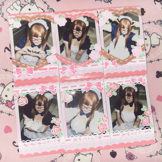 AXIZ nyan にゃん チェキ メイド 猫メイドチェキ - shiro-official - BOOTH