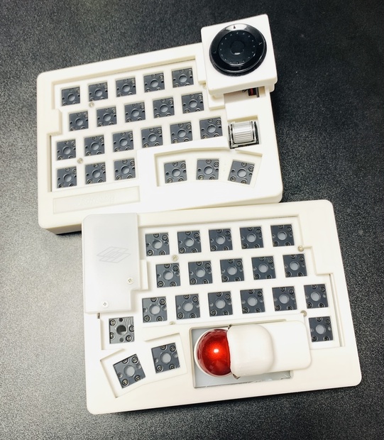 な*き様 無線キーボード　Zonkey　Ver.2 ガスケットマウントケース　白 乾電池リポバッテリー両対応 無線キーボード Zonkey（マットホワイト