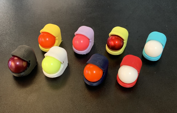  （データ）Keyball,roBa,moNa対応 25mm ベアリングトラックボールケース印刷用データ