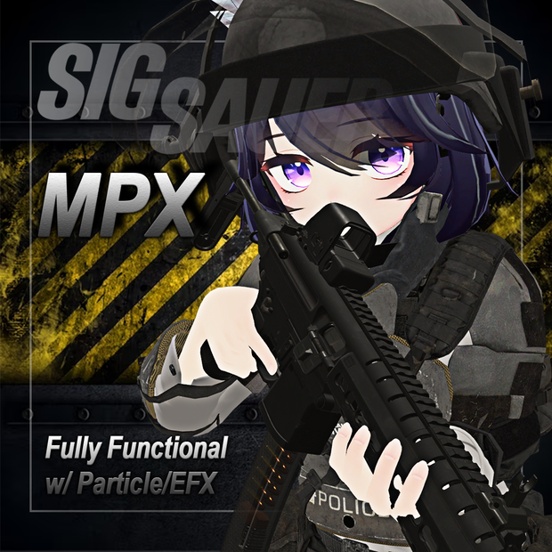 【VRChat】Full Functional SIG MPX outdated -15%off 2000→1700