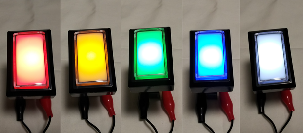 beatmania IIDXコントローラ用三和・芝ボタン両対応LEDランプ