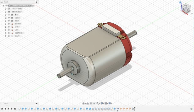 3Dモデル】ミニ四駆の両軸モーター - のよすけ【恐悦至極】 - BOOTH