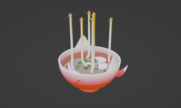 ながいきつねうどん - 狐ゃ庵アイテム