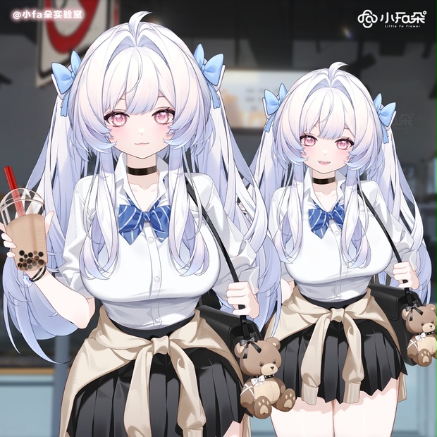 【Vts】【VTuber向け】【白褶】Vtuberライブダイナミックな新着/バーチャルキャスターVTSダイナミックペンダント