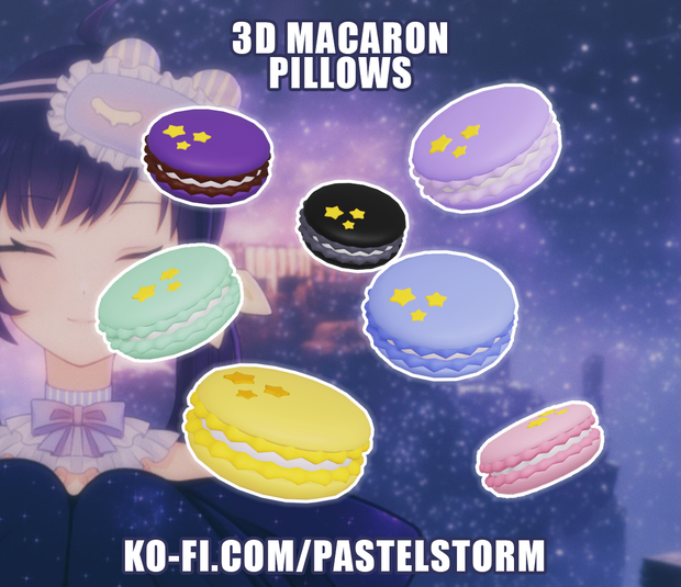 3D Macarons