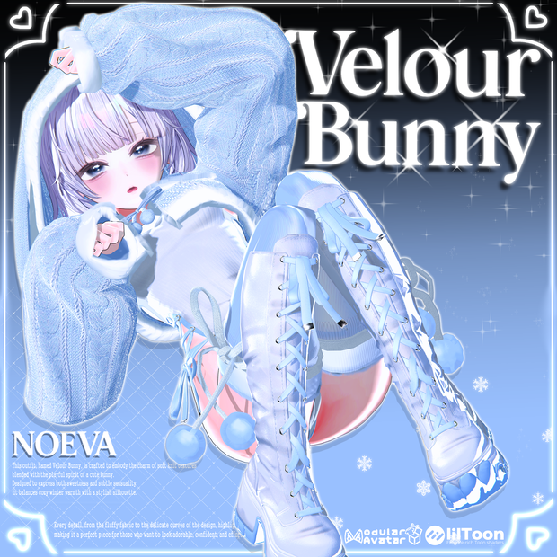🐇- 【 14 avatar / Velour Bunny 】 -🐇