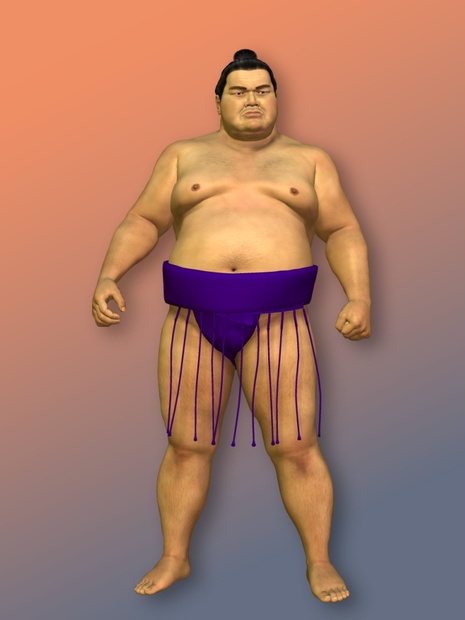 Poser用フィギュア Rikishi