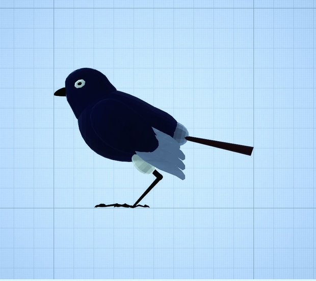 3d ３dモデル　鳥