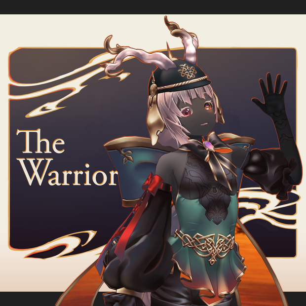 【VRC 対応3Dモデル】薄暮の戦士