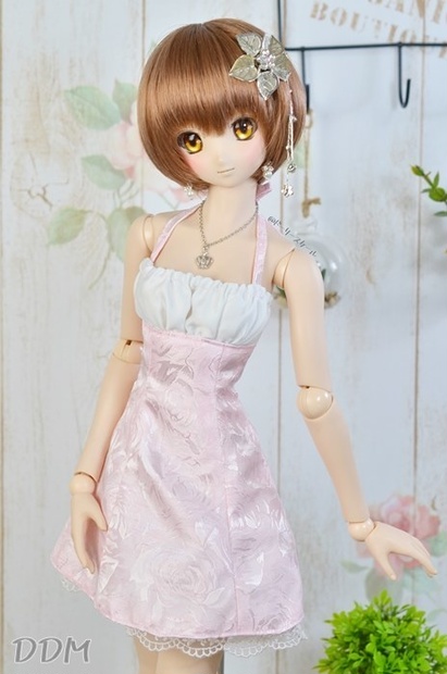 胸ギャザーワンピースの型紙 ドール服の型紙作製所 ドーリースケール Booth 胸ギャザーワンピースの型紙 ドール服の型紙作製所 ドーリースケール Booth