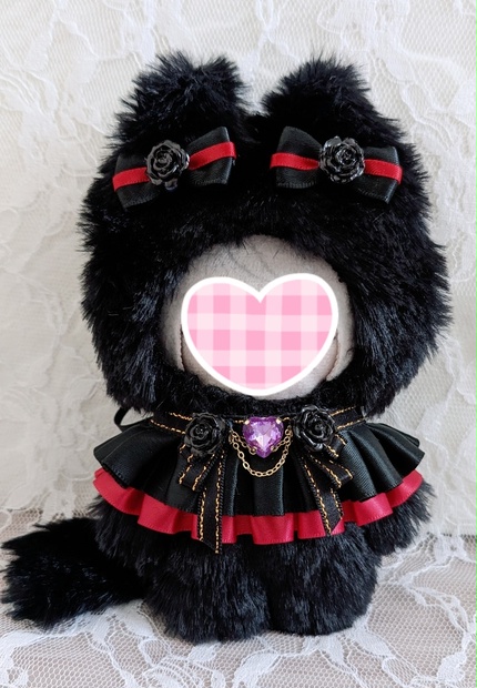 ぬい着ぐるみ♡貴族黒ネコさん♡10～12cm用 - Costume DIRECT. - BOOTH