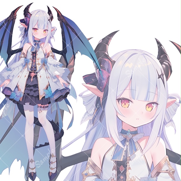 手描きイラスト 095】オリジナル原画中サイズ色紙 「ドラゴン