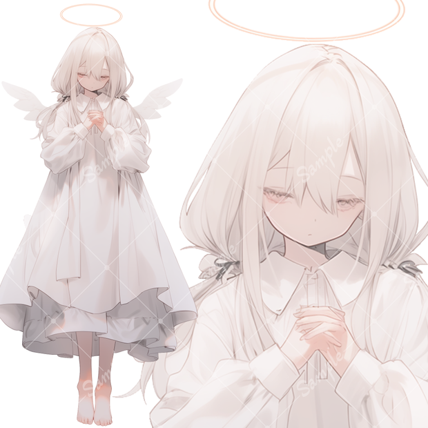 全身立ち絵素材135 天使 女の子