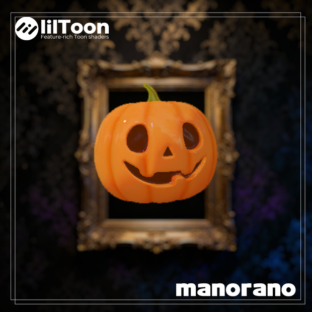 【３D】ハロウィンかぼちゃヘッド-Halloween Pumpkin Head【VRChat】