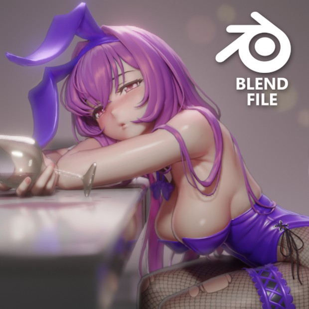 スカサハ (Scathach) (blend file)