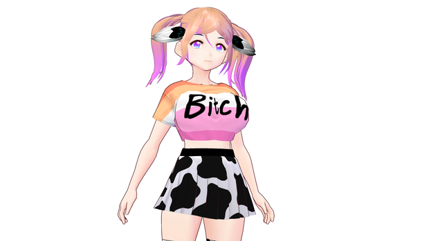 Vroid Cow Print Skirts And Mini Skirts! 10 Variants! - Vroidカウプリントスカートとミニスカート！ 10種類！