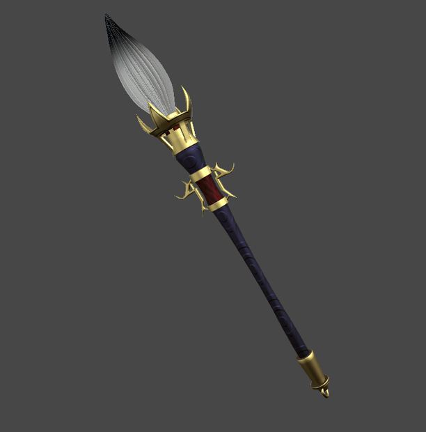 Brush Staff / Vrchat Asset