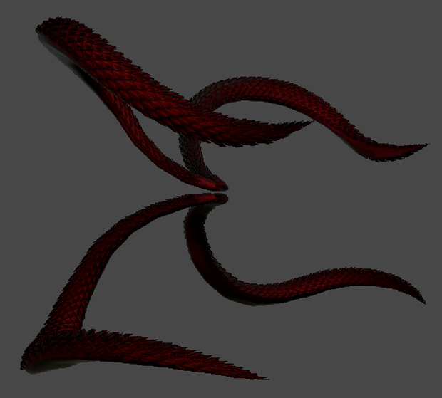 Scaled Tail Kagune / Vrchat Asset