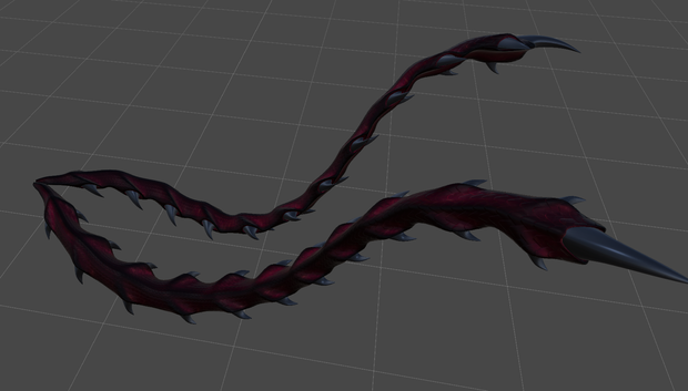 Saw Tail Kagune / Vrchat Asset
