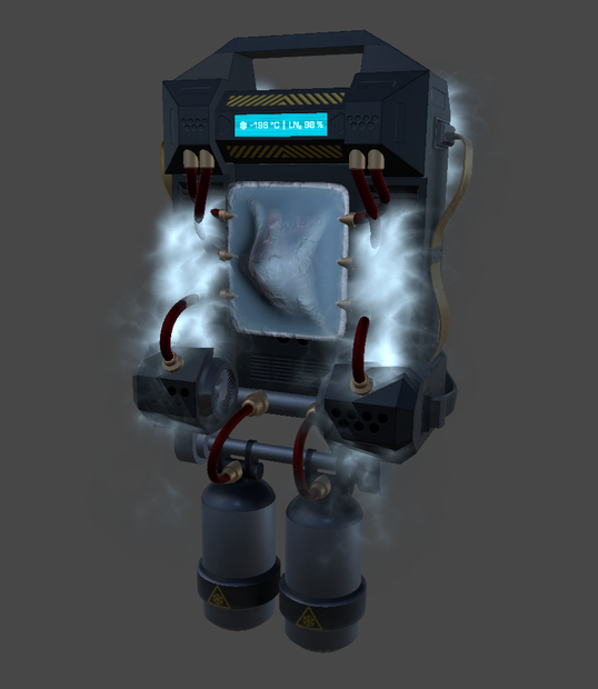 Cryo Backpack / Vrchat Asset