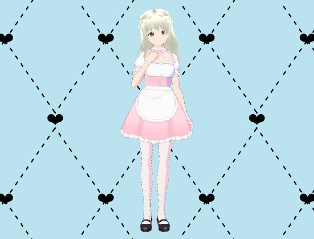 ３Dモデル　Vroid ヘアプリ