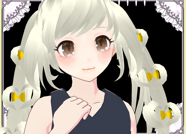 ラブリーハートのヘアプリ　Vroid