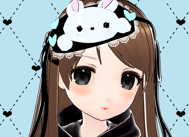 Black Sweet バニーちゃん ３Dモデル VRM