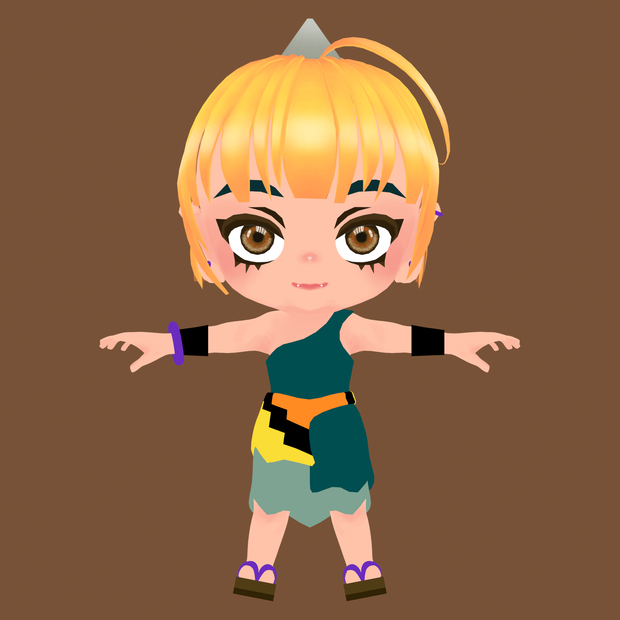 オリジナル3Dモデル『CHICHAN』