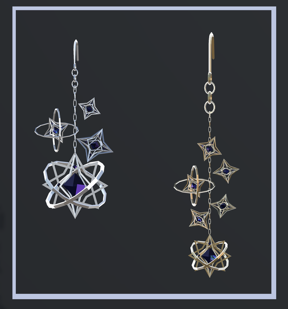 Star earrings