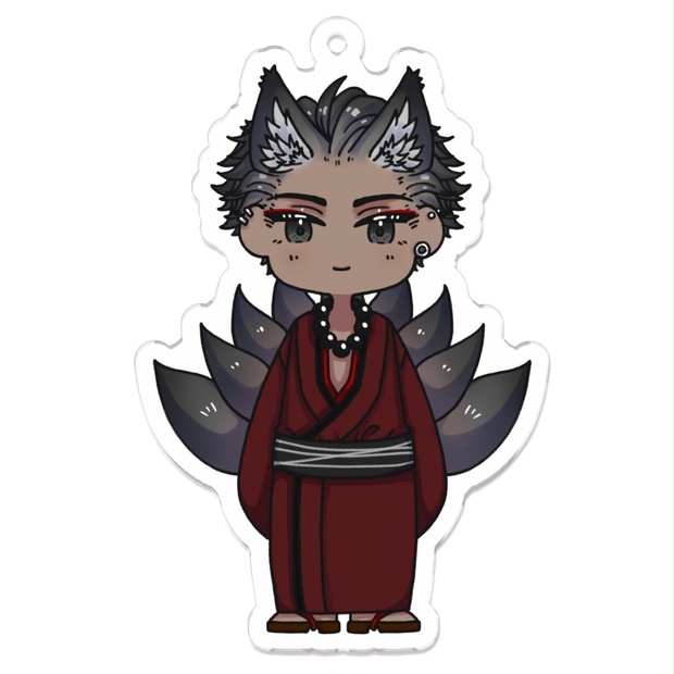 ★かのかの⭐︎様✨九尾狐ちゃん✦秋のキーホルダー ☆かのかの⭐︎様✨九尾狐ちゃん✦秋のキーホルダー 九