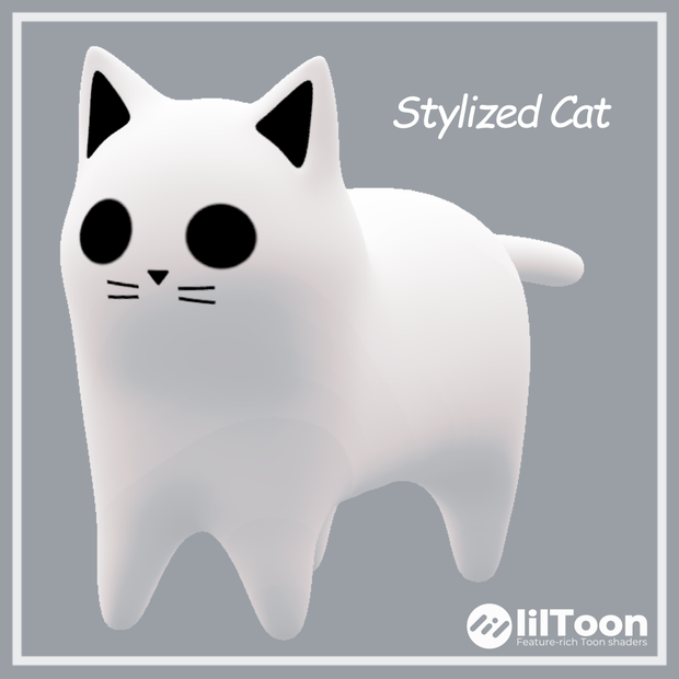 【追従型ペット】Stylized-Cat