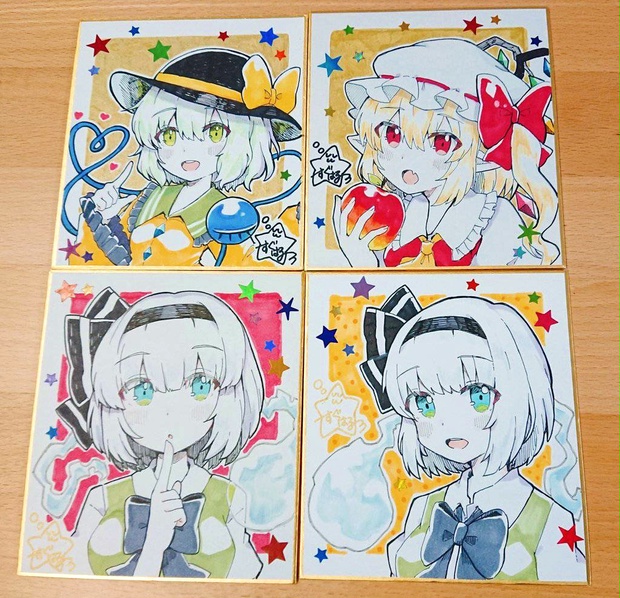 東方】手書き色紙 - ☆MILTISSUE GHOST☆ - BOOTH