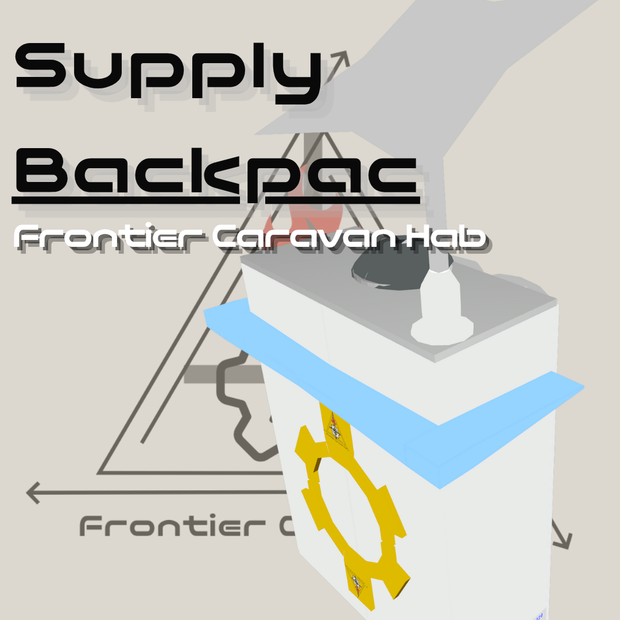 Frontier Caravan Hub社　Supply Backpac（サブドローン付き補給バック大）