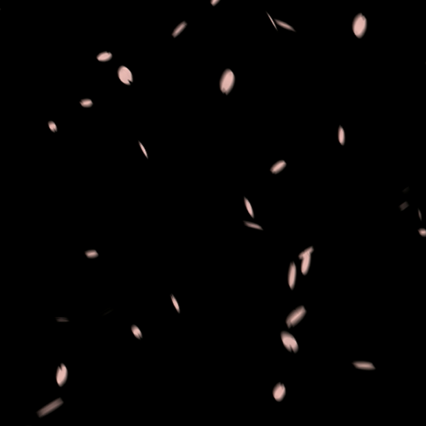 【動画素材】桜吹雪　ループ対応
