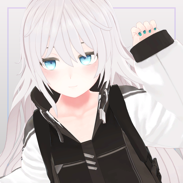ナチュラルロングヘア - VRC用