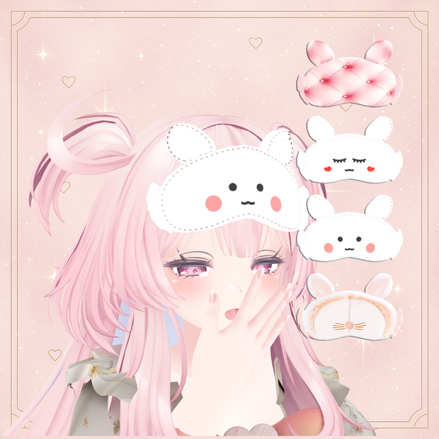 leepy Bunny Eye Mask Pack / Blindfold