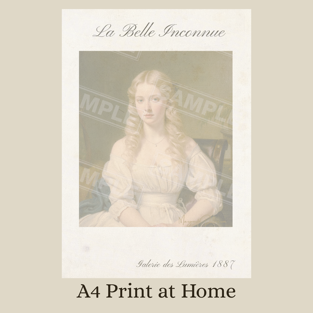 アートポスター La Belle Inconnue