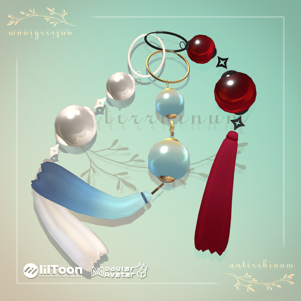 tassel pierce -Modular avatar対応🔧-