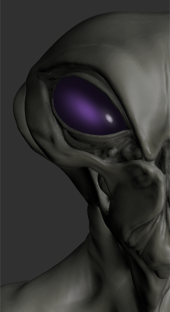 alien bust