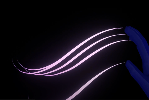 VRChat Finger Trails