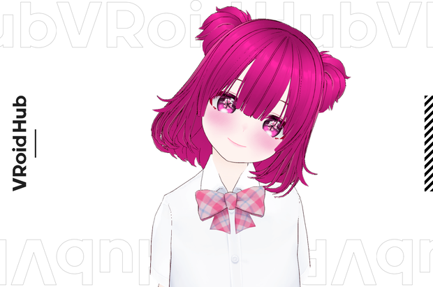 【Free VRoid model】ちえり(汎用)【VRM】